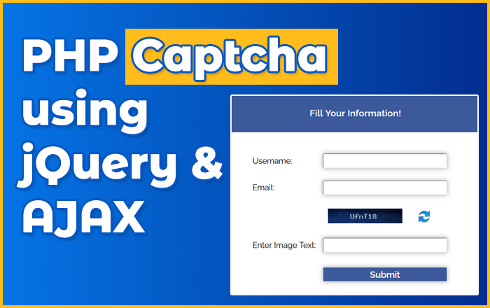 PHP Captcha using jQuery AJAX